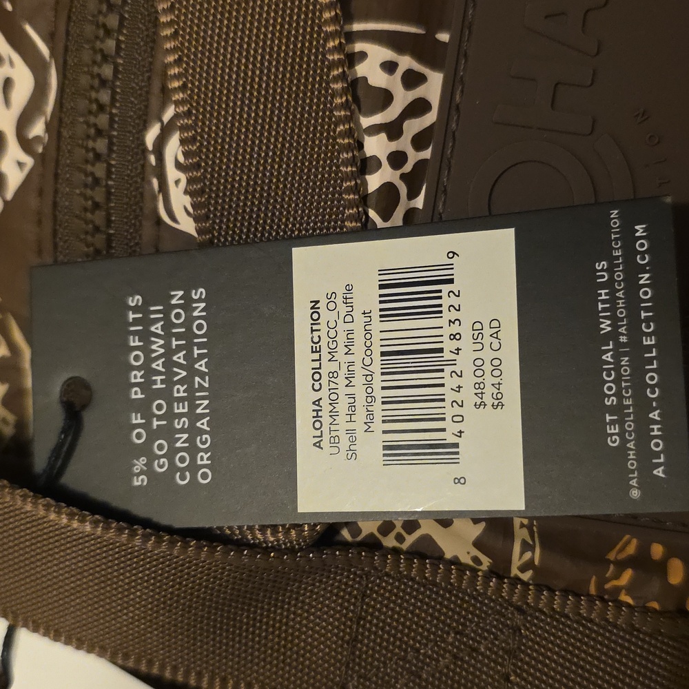 Aloha Collection Shell Mini Duffel - Picture 2 of 4